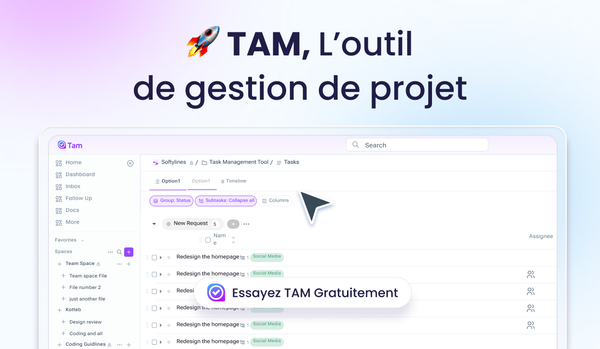TAM : L’outil tunisien qui révolutionne la gestion de projet